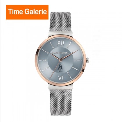Hush Puppies Signature HP.5018L.9508 Silver Mesh Stainless Steel Band Women Watch